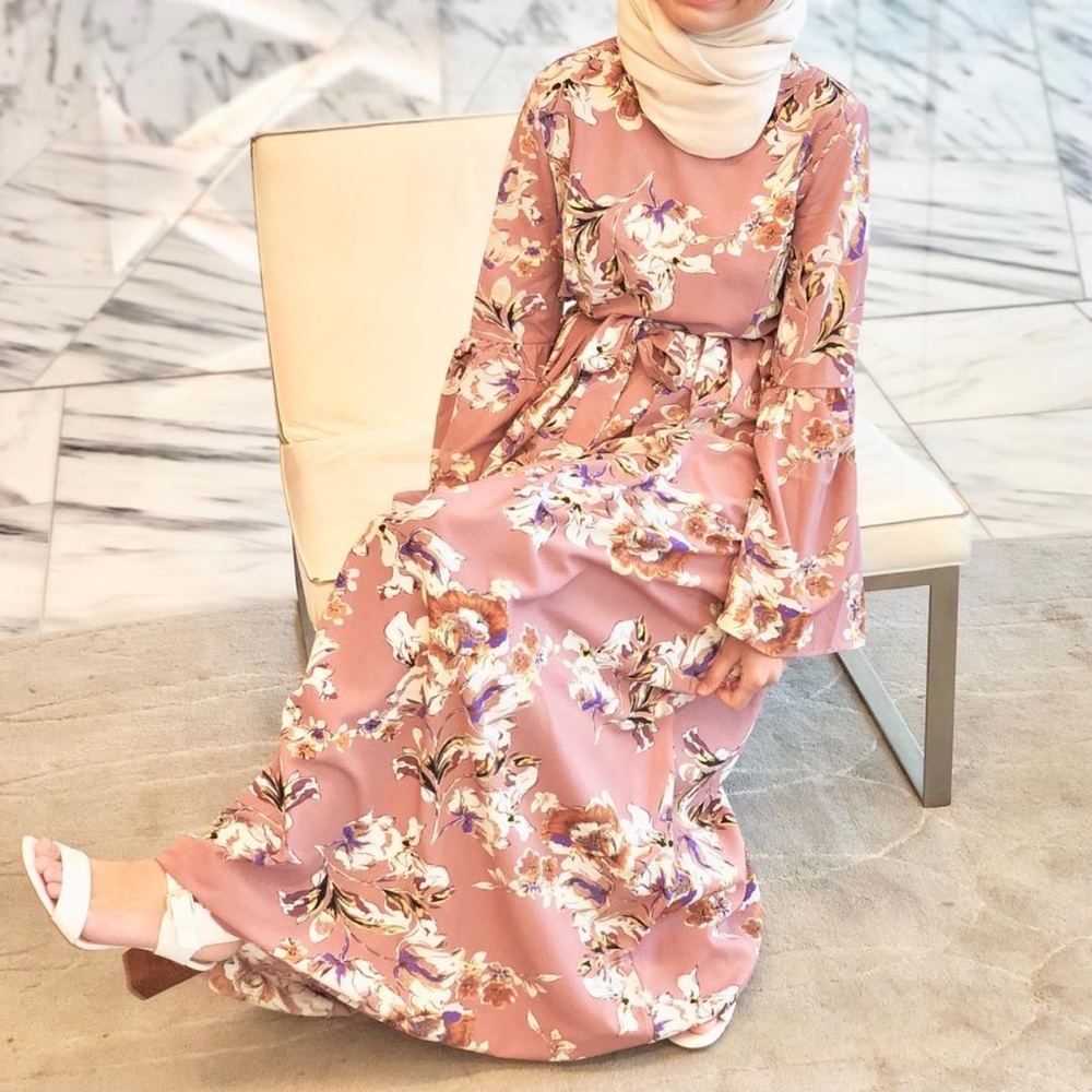 Maxi long sleeve dress